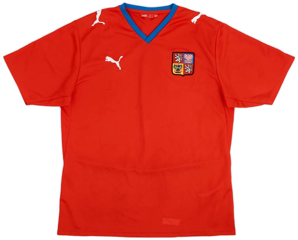 2008-09 Czech Republic Basic Home Shirt - 9/10 - (L)