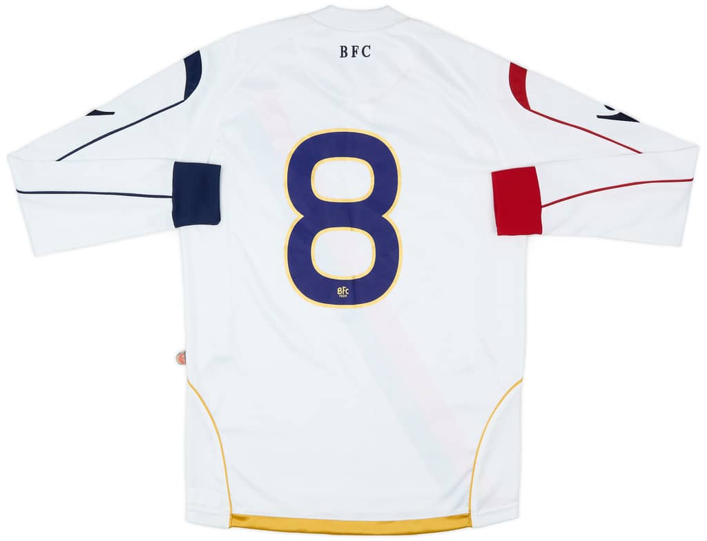 2009-10 Bologna Centenary Away L/S Shirt #8 - 9/10 - (S)