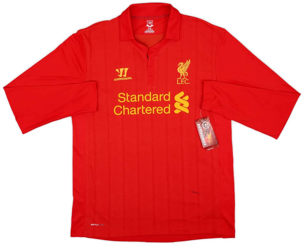 2012-13 Liverpool Home L/S Shirt Suarez #7 (L)