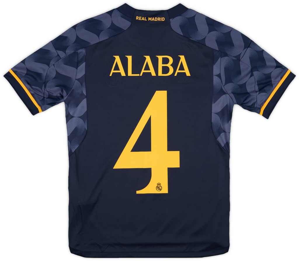 2023-24 Real Madrid Away Shirt Alaba #4 (M.Kids)