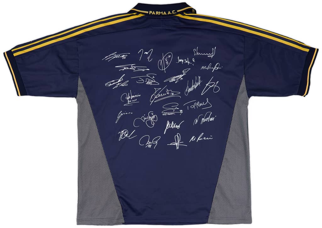 2001-02 Parma 'Signed' 'Finale TIM Cup' Away Shirt - 9/10 - (XL)