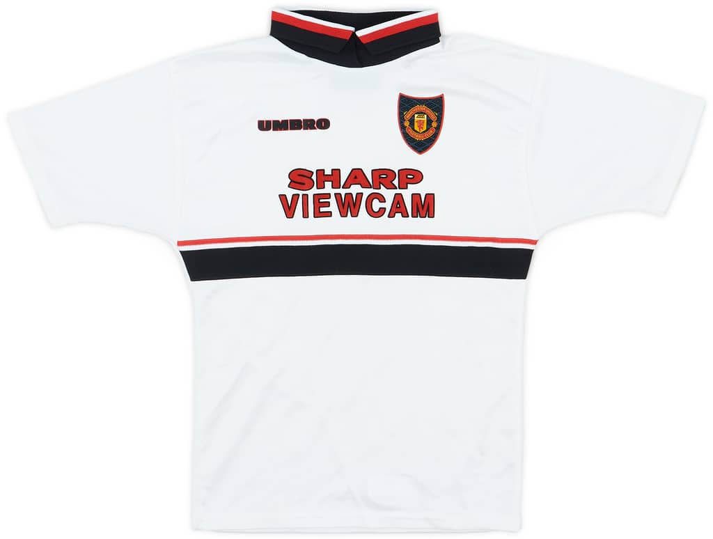 1997-99 Manchester United Away Shirt - 6/10 - (S.Boys)
