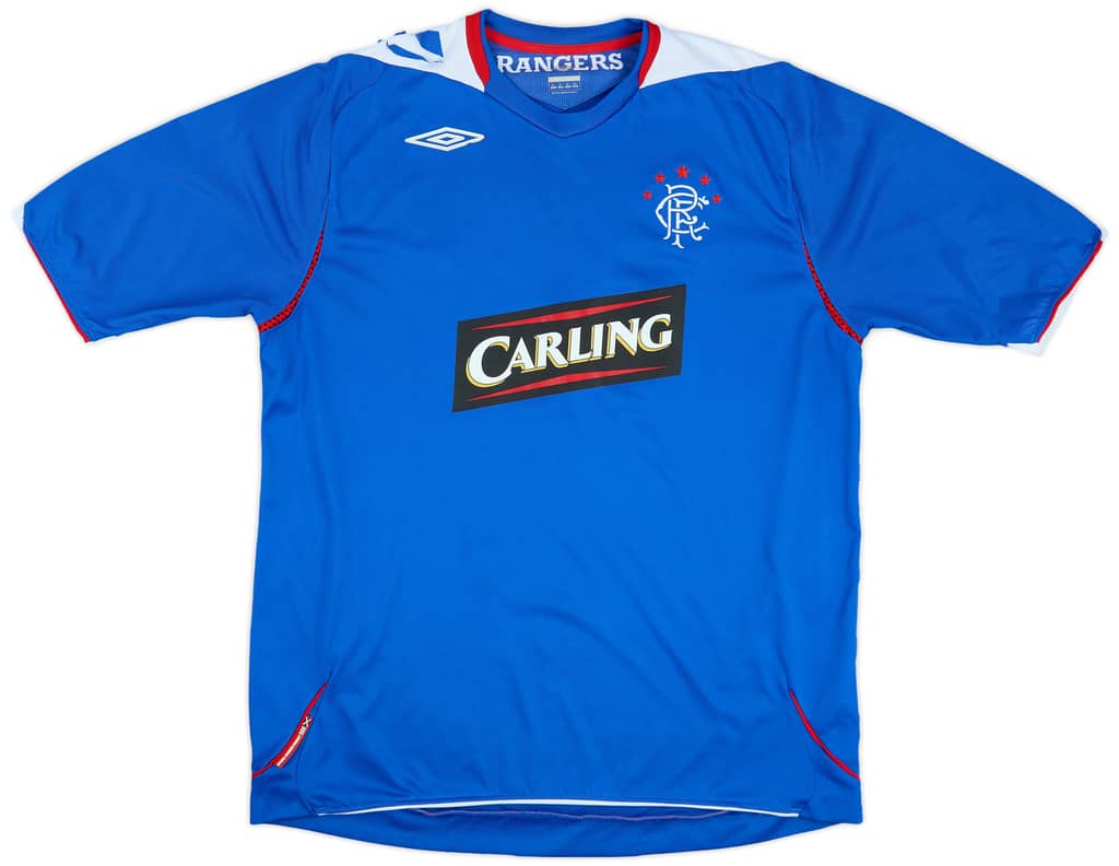 2006-07 Rangers Home Shirt - 6/10 - (XL)