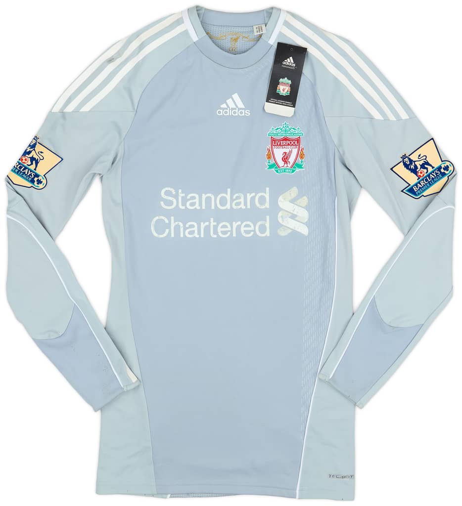 2010-12 Liverpool Player Issue TechFit GK Shirt Reina #25 (S)