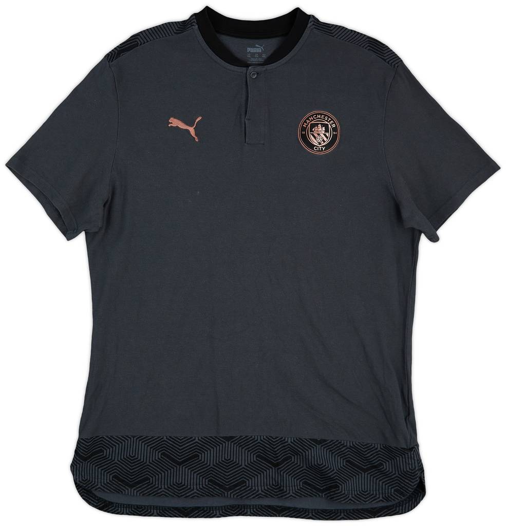 2020-21 Manchester City Puma Polo Shirt - 8/10 - (XXL)