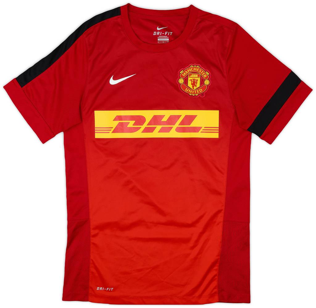 2013-14 Manchester United Nike Training Shirt - 9/10 - (S)