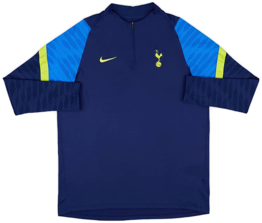 2021-22 Tottenham Nike 1/4 Zip Training Top - 8/10 - (XL)
