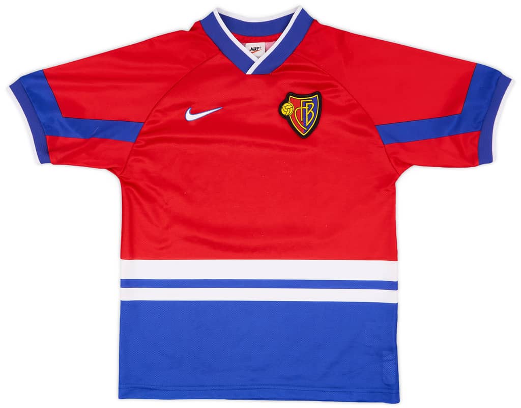 1997-98 FC Basel Home Shirt - 8/10 - (XS)