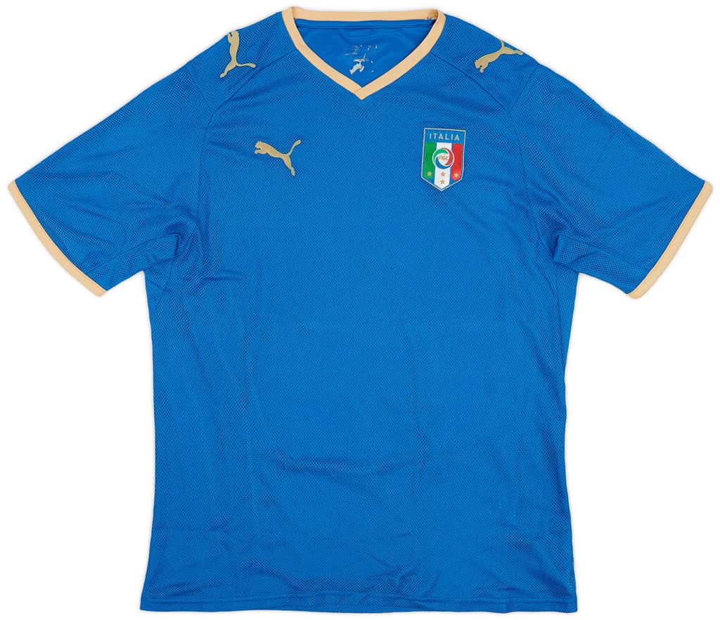 2007-08 Italy Home Shirt - 8/10 - (L)