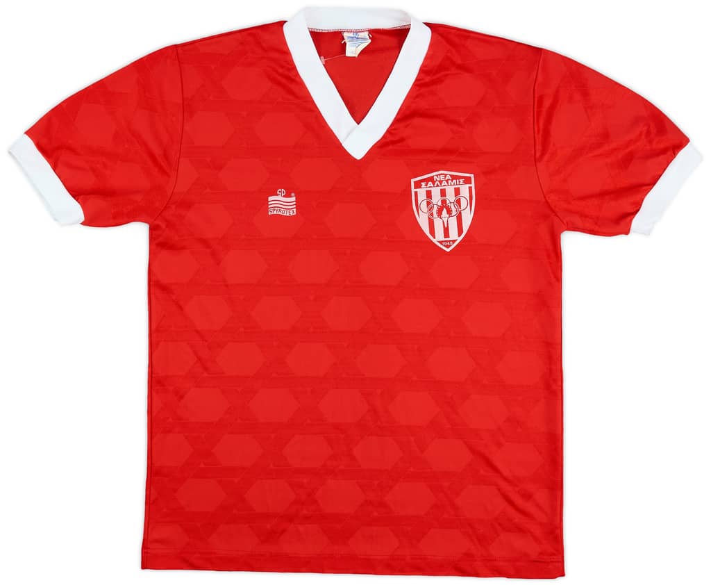 1980s Nea Salamis Home Shirt - 9/10 - (S)