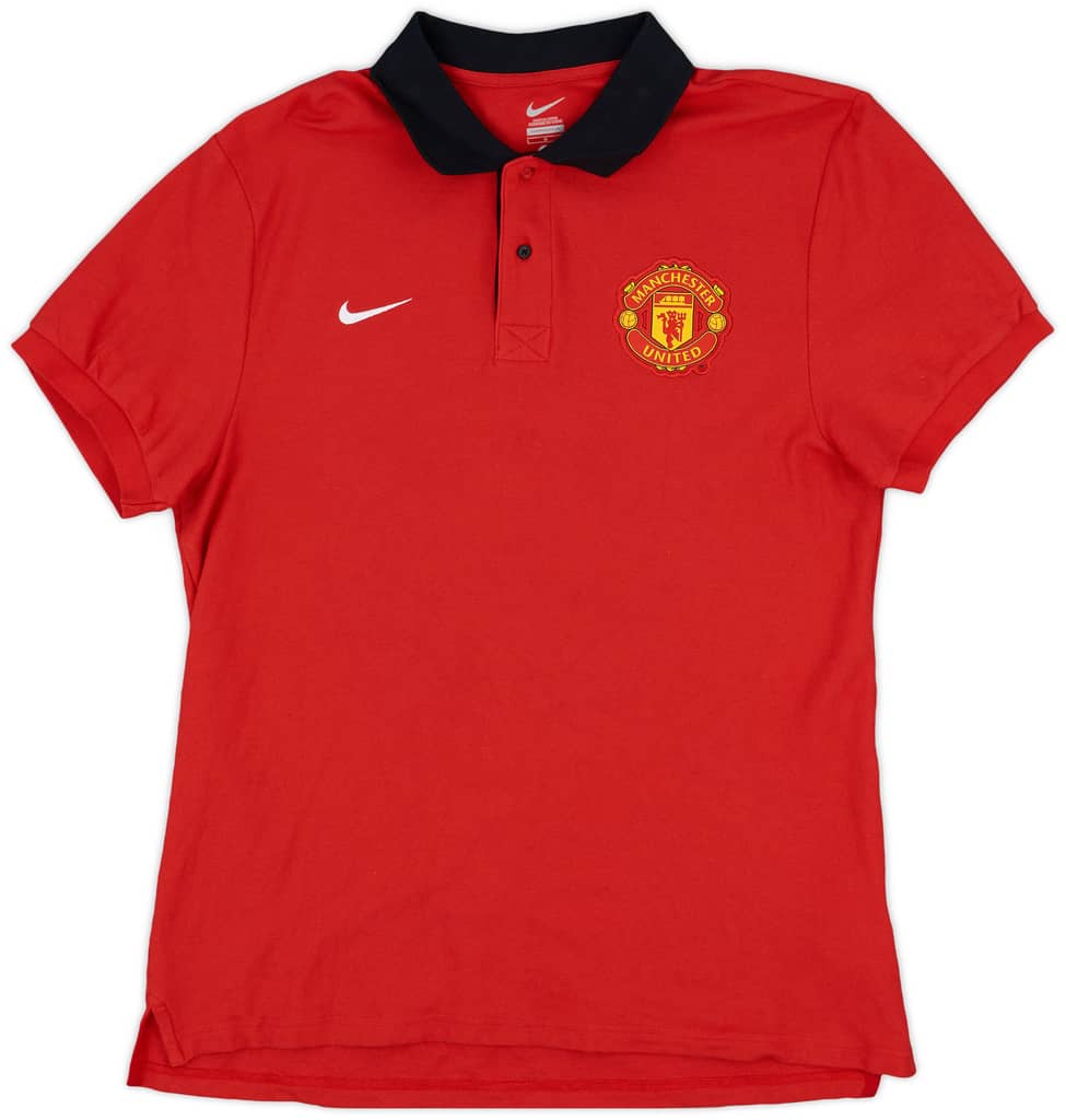 2012-13 Manchester United Nike Polo Shirt - 9/10 - (L)