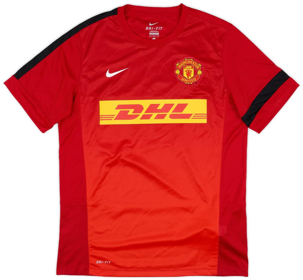 2013-14 Manchester United Nike Training Shirt - 9/10 - (L)