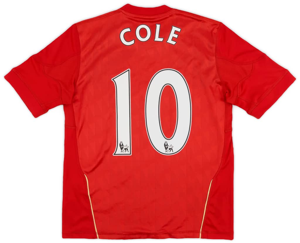 2010-12 Liverpool Home Shirt Cole #10 - 8/10 - (M.Boys)