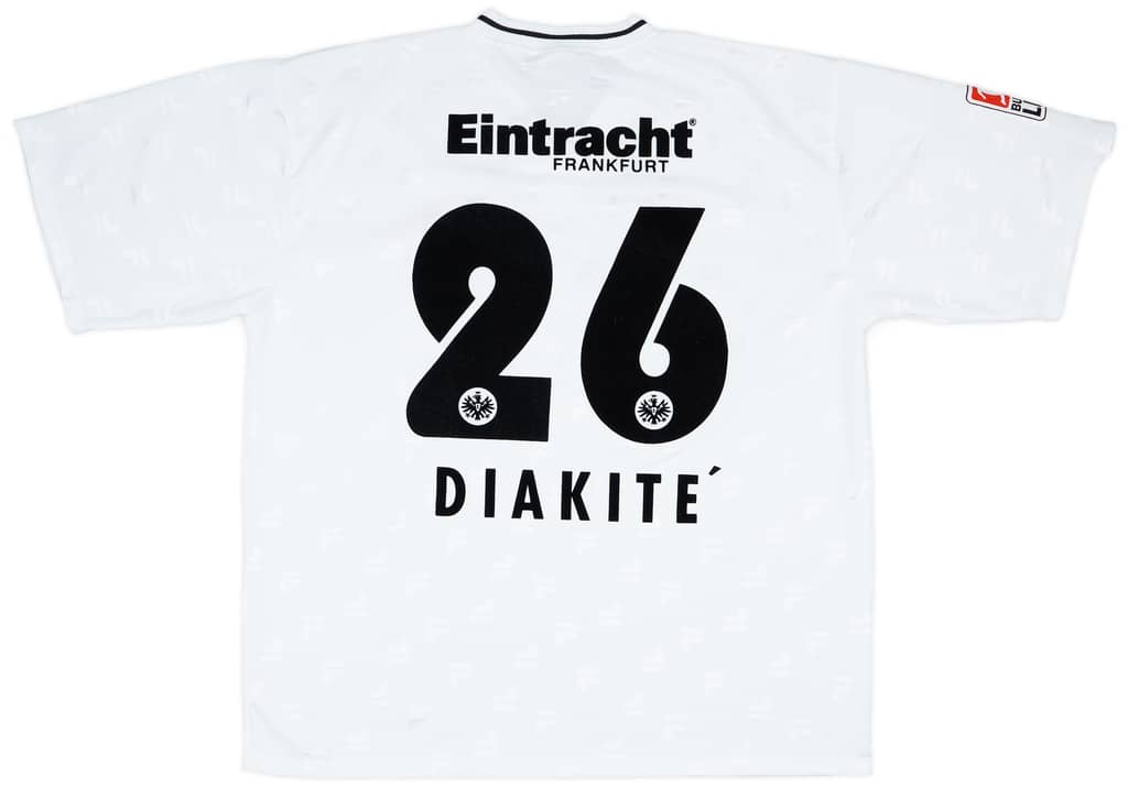 2002-03 Eintracht Frankfurt Match Issue Away Shirt Diakite #26