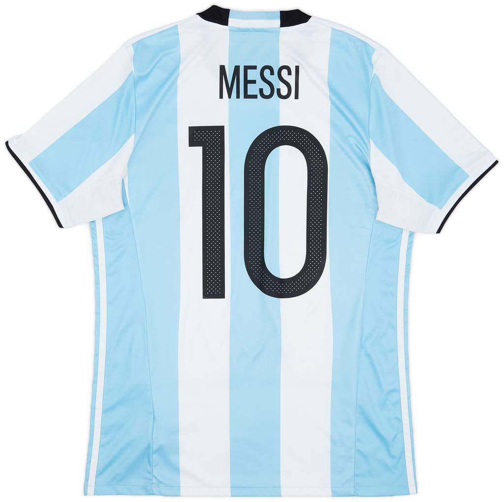 2016-17 Argentina Home Shirt Messi #10 - 6/10 - (M)