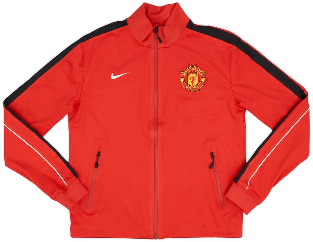 2013-14 Manchester United Nike Track Jacket - 9/10 - (M)