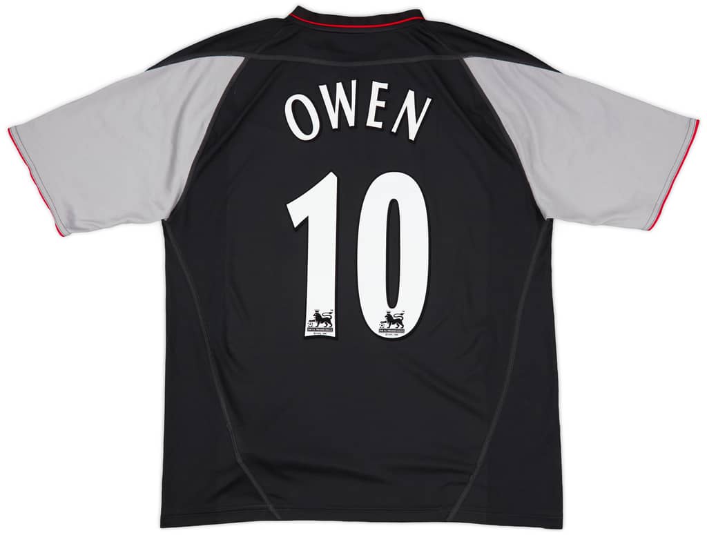 2002-04 Liverpool Away Shirt Owen #10 - 9/10 - (L)