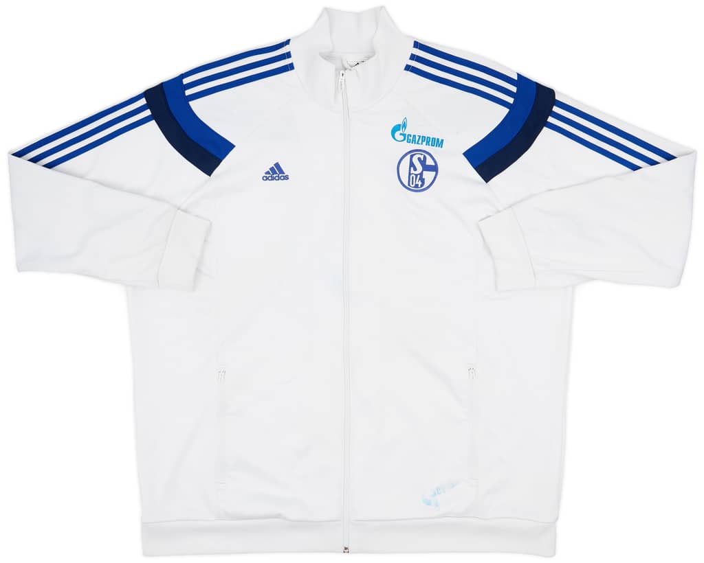 2014-15 Schalke adidas Track Jacket - 7/10 - (XXL)