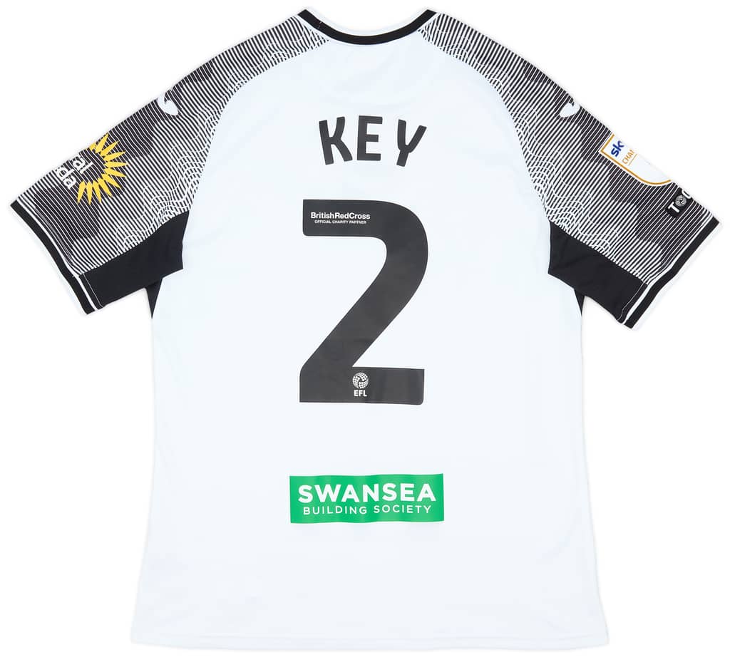 2023-24 Swansea Match Issue Home Shirt Key #2