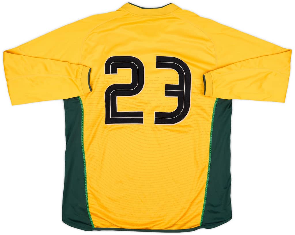 2002-03 Celtic Away L/S Shirt #23 - 8/10 - (XL)