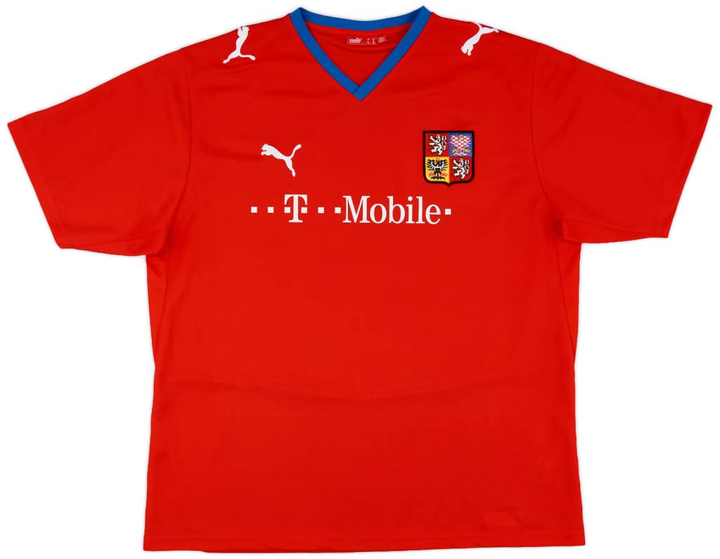 2008-09 Czech Republic Basic Home Shirt - 9/10 - (XL)