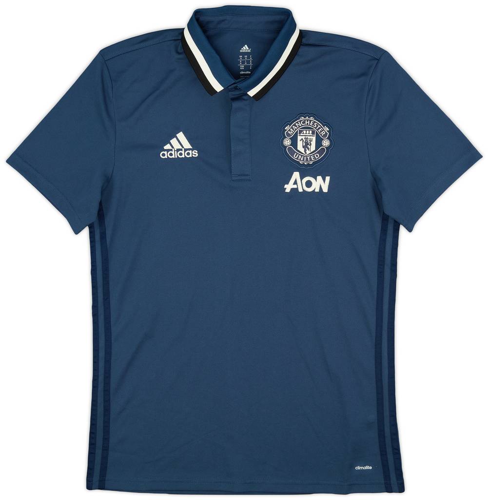 2016-17 Manchester United adidas Polo Shirt - 8/10 - (M)