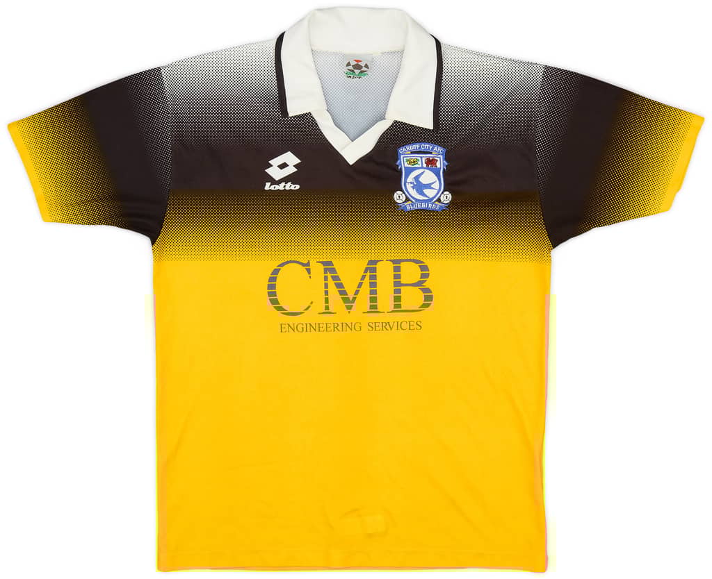 1996-97 Cardiff City Away Shirt - 9/10 - (Y)
