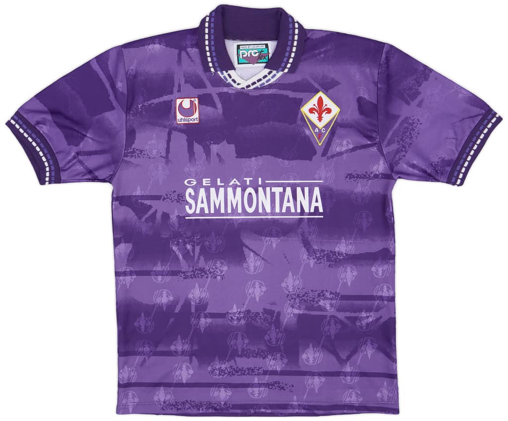 1994-95 Fiorentina Home Shirt - 8/10 - (L)