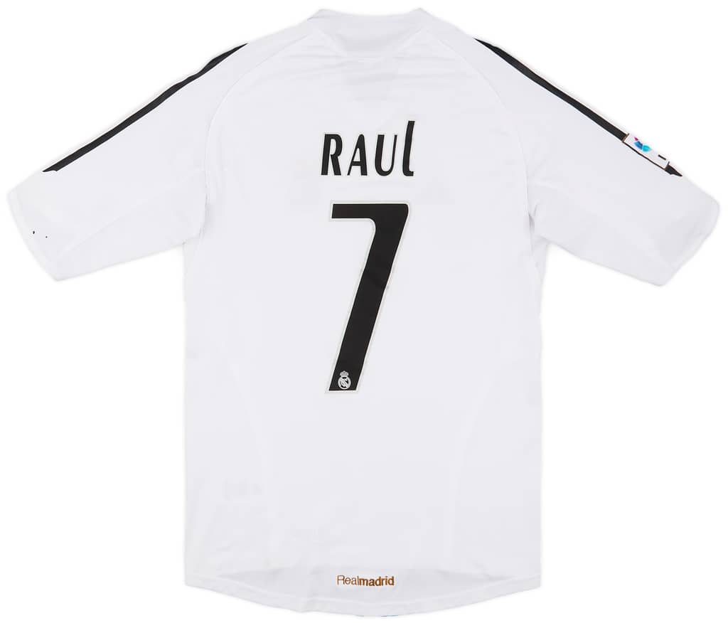 2005-06 Real Madrid Home Shirt Raul #7 - 5/10 - (M)