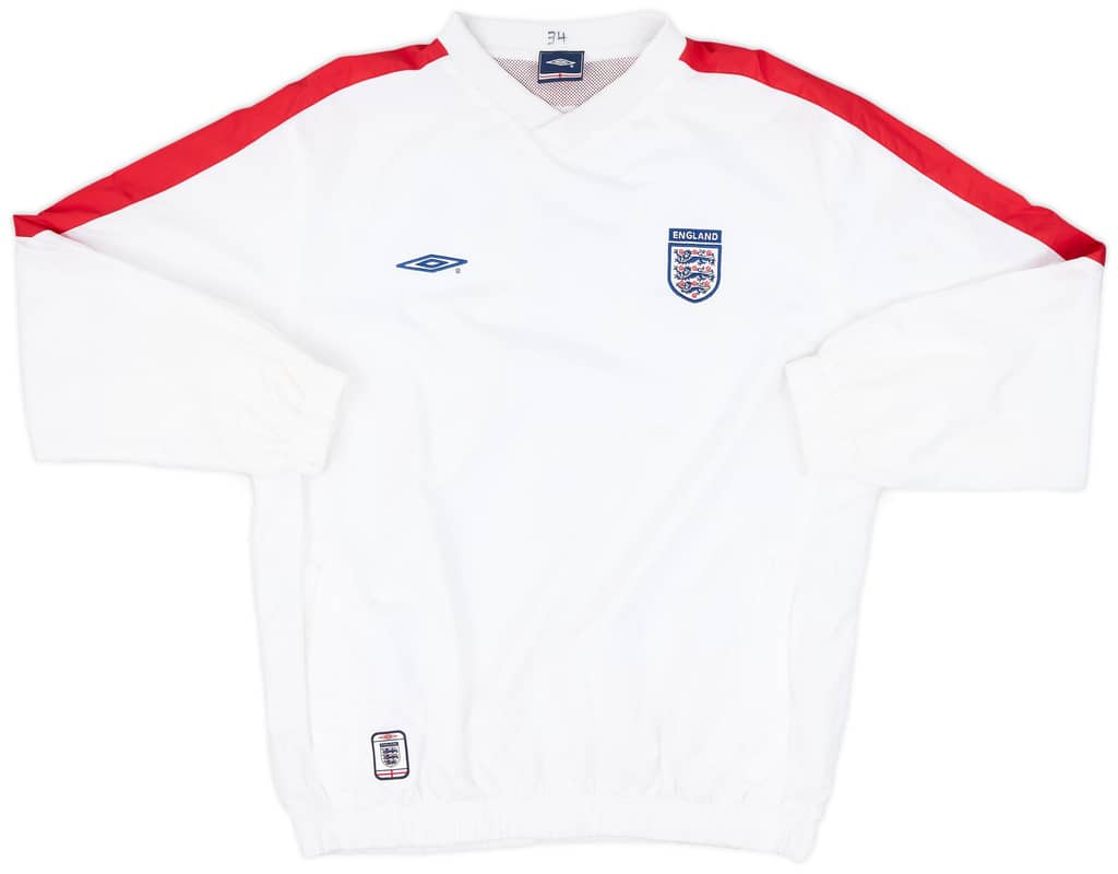 2002-04 England Umbro Sweat Top - 6/10 - (M)