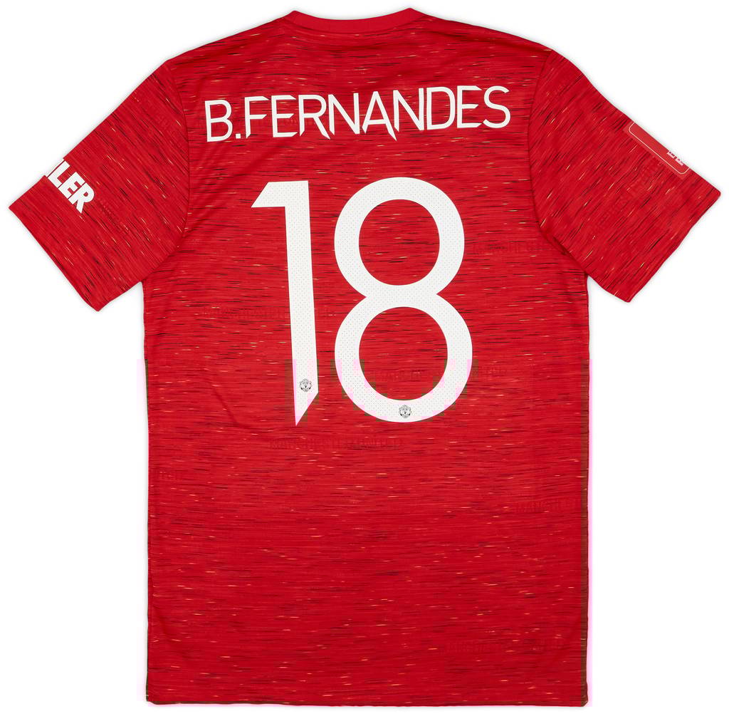2020-21 Manchester United Home Shirt B.Fernandes #18 (M)