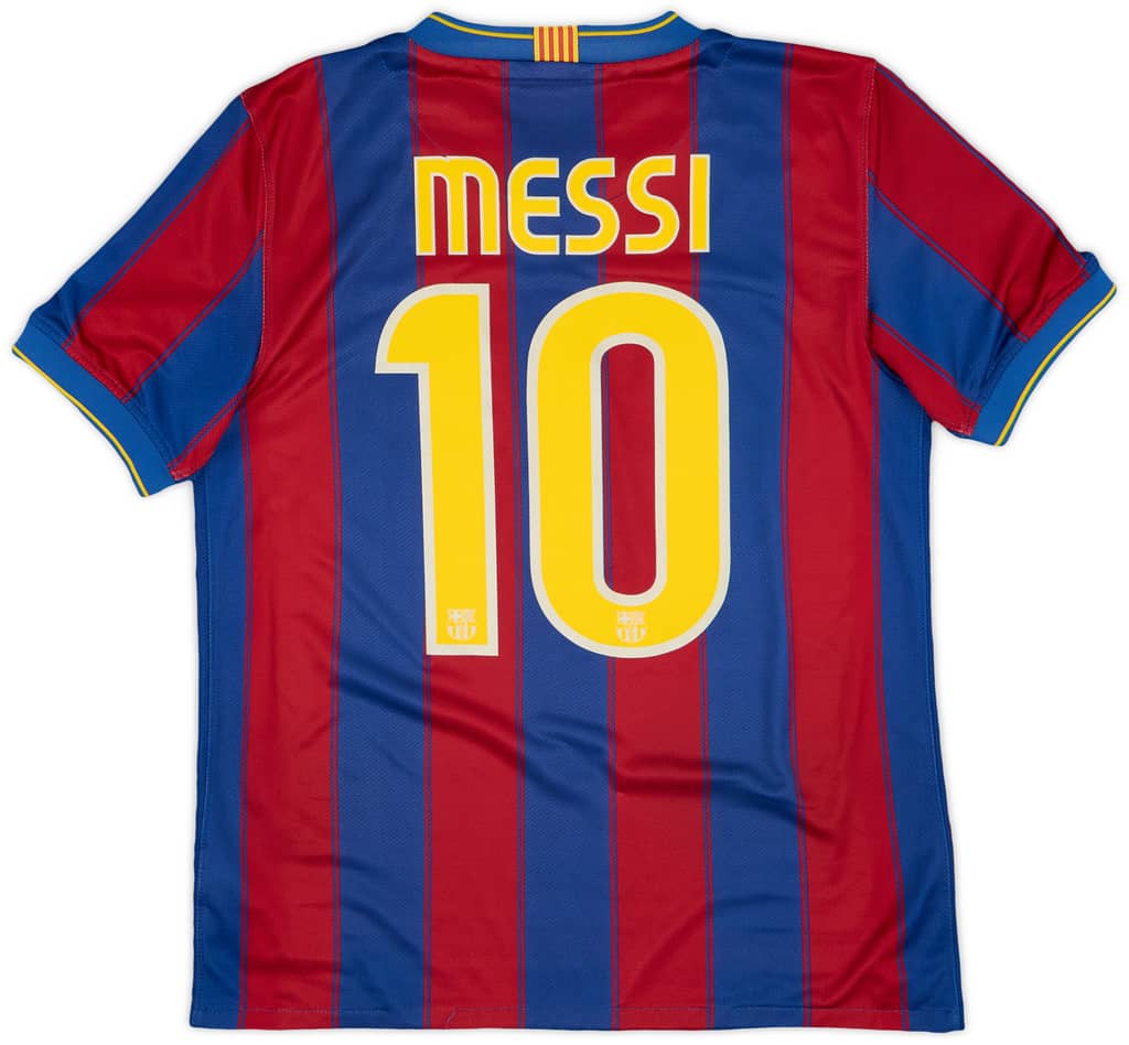 2009-10 Barcelona Home Shirt Messi #10 - 7/10 - (S)