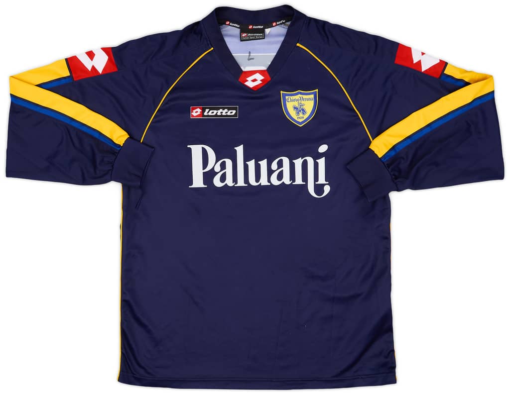 2003-04 Chievo Verona Lotto Training L/S Shirt - 7/10 - (XL)