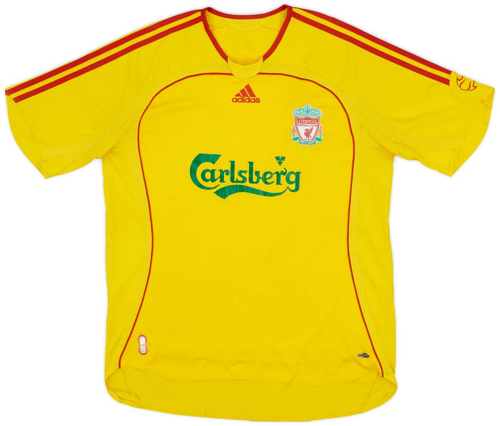 2006-07 Liverpool Away Shirt Gerrard #8 - 5/10 - (XL)