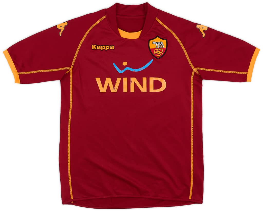 2008-09 Roma Home Shirt - 5/10 - (XL.Boys)