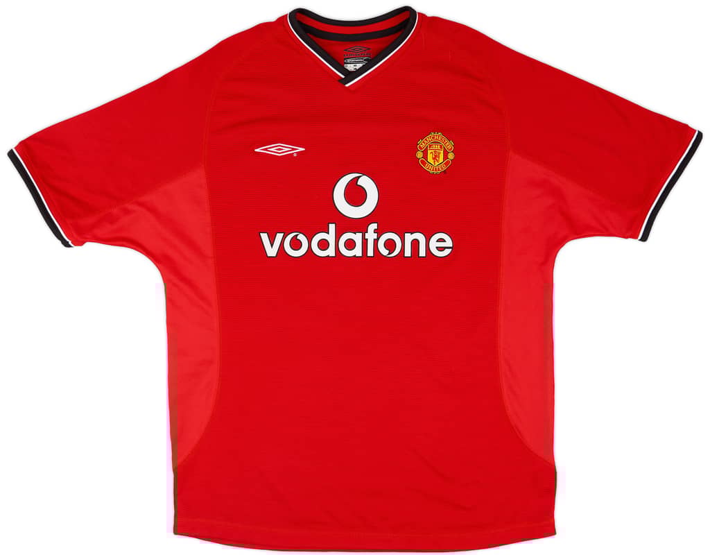 2000-02 Manchester United Home Shirt Cole #9 - 9/10 - (L)