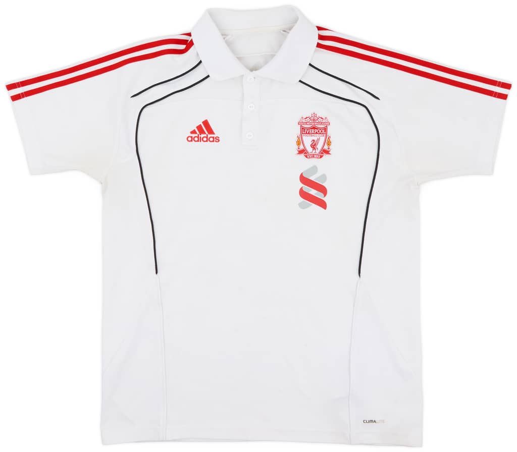 2010-11 Liverpool adidas Polo Shirt - 6/10 - (M/L)