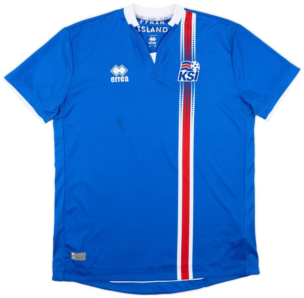 2016-18 Iceland Home Shirt - 8/10 - (M)