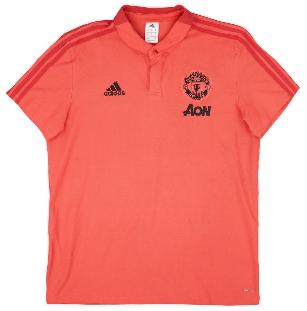2018-19 Manchester United adidas Polo Shirt - 8/10 - (XL)