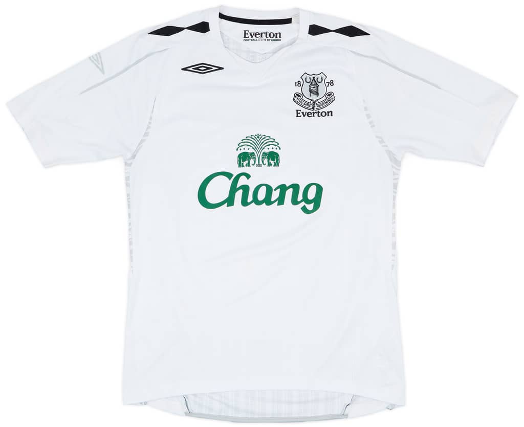 2007-08 Everton Away Shirt Baines #3 - 7/10 - (M)