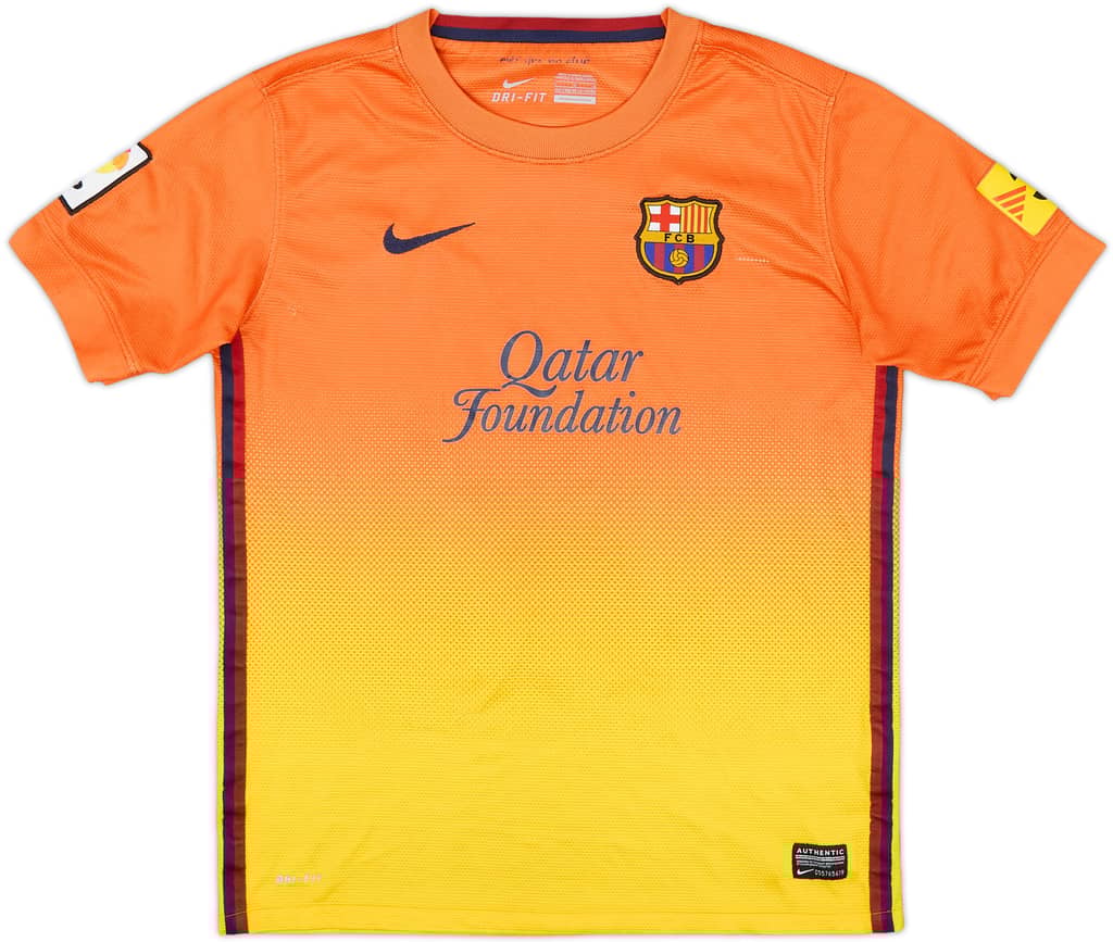 2012-13 Barcelona Away Shirt - 7/10 - (L.Boys)
