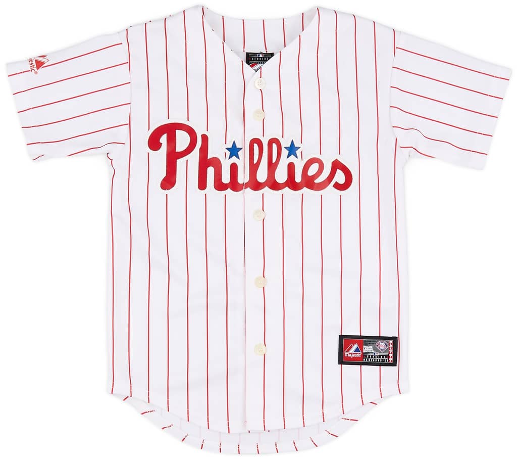 2009-15 Philadelphia Phillies Howard #6 Majestic Home Jersey - 8/10 - (S.Boys)