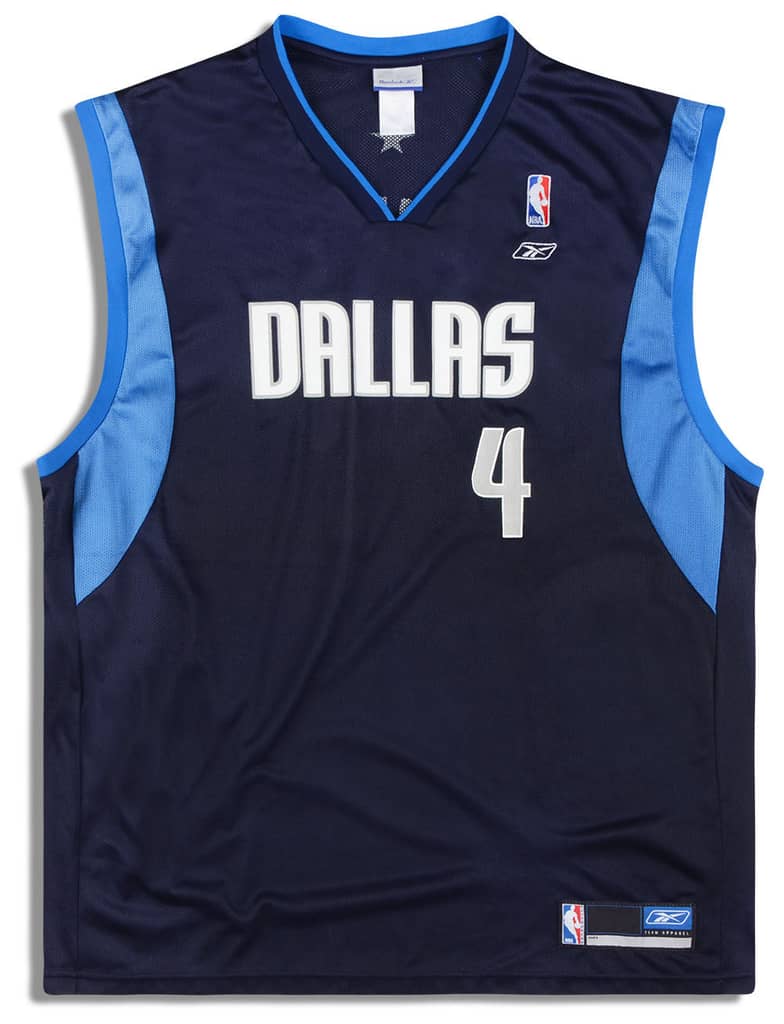 2002-05 Dallas Mavericks Finley #4 Reebok Jersey (Away) XL