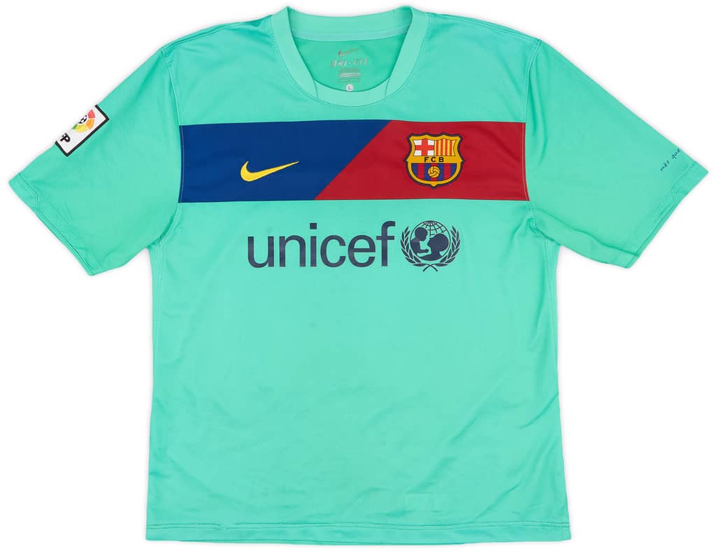2010-11 Barcelona Away Shirt Messi #10 - 5/10 - (L)
