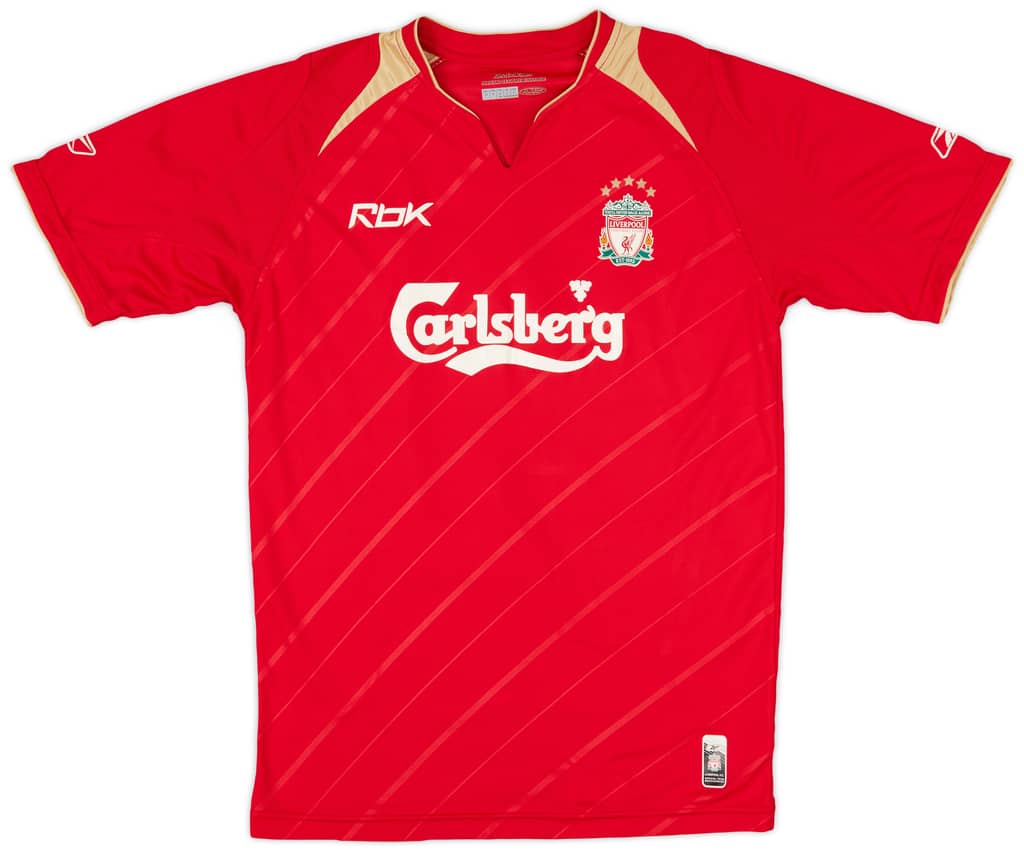 2005-06 Liverpool CL Home Shirt Carragher #23 - 5/10 - (S)