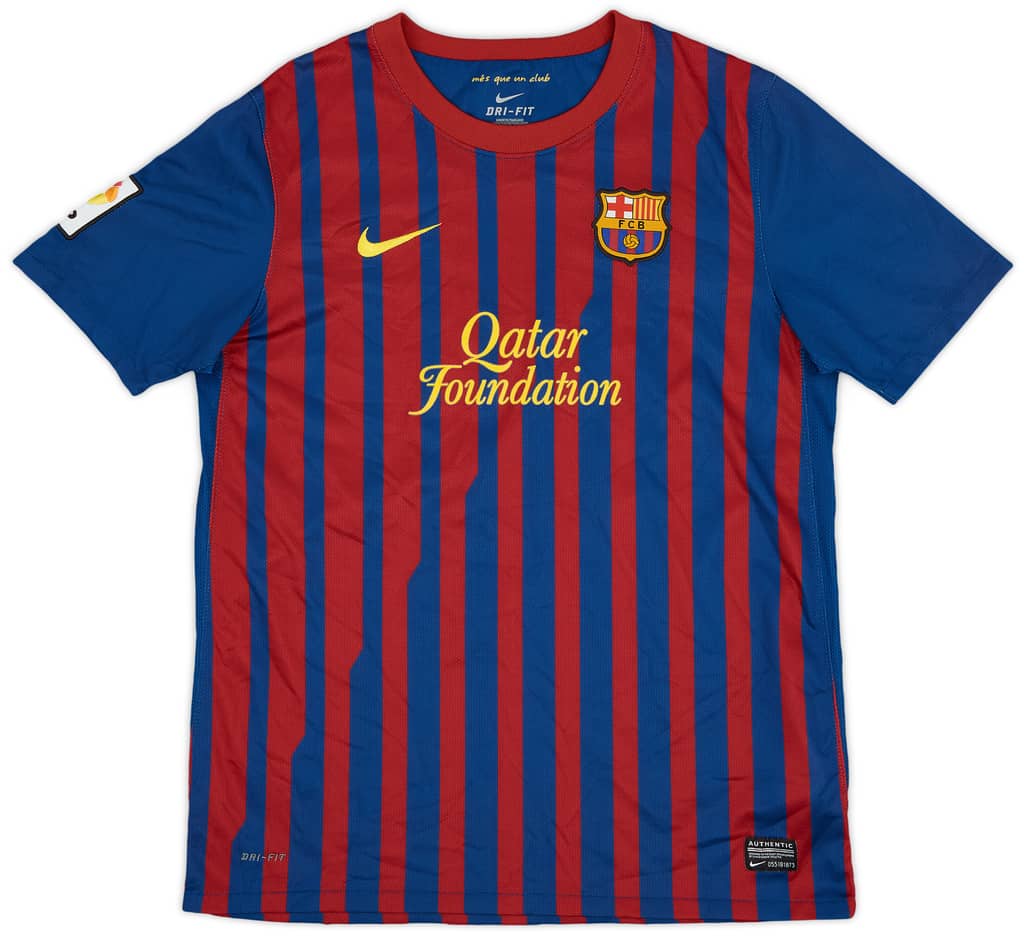 2011-12 Barcelona Home Shirt - 9/10 - (XL.Boys)