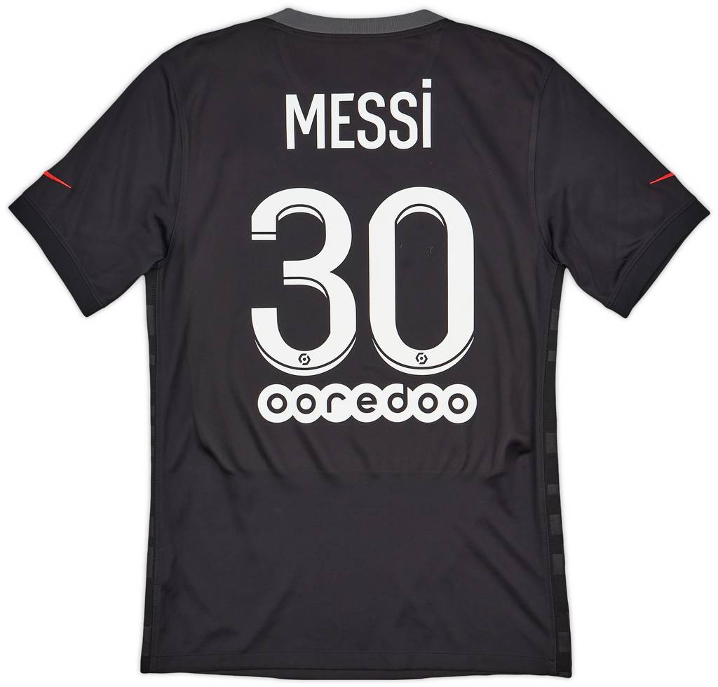 2021-22 Paris Saint-Germain Third Shirt Messi #30 - 6/10 - (S)