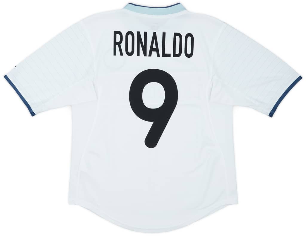 2000-01 Inter Milan Away Shirt Ronaldo #9 - 10/10 - (S)