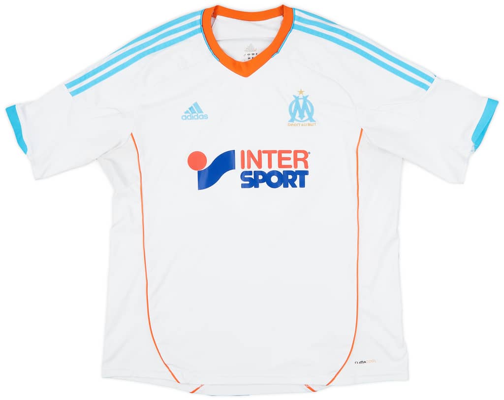 2012-13 Olympique Marseille Home Shirt Gignac #9 - 7/10 - (XL)