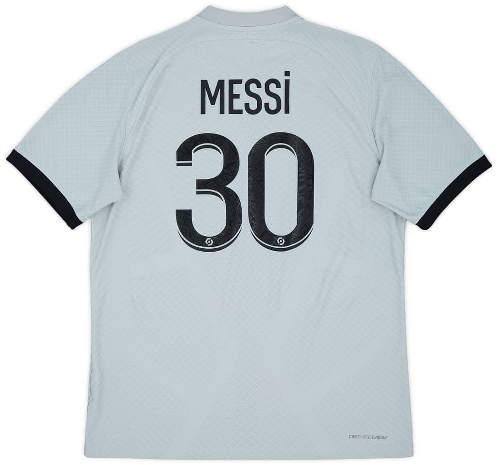 2022-23 Paris Saint-Germain Authentic Away Shirt Messi #30 - 8/10 - (L)